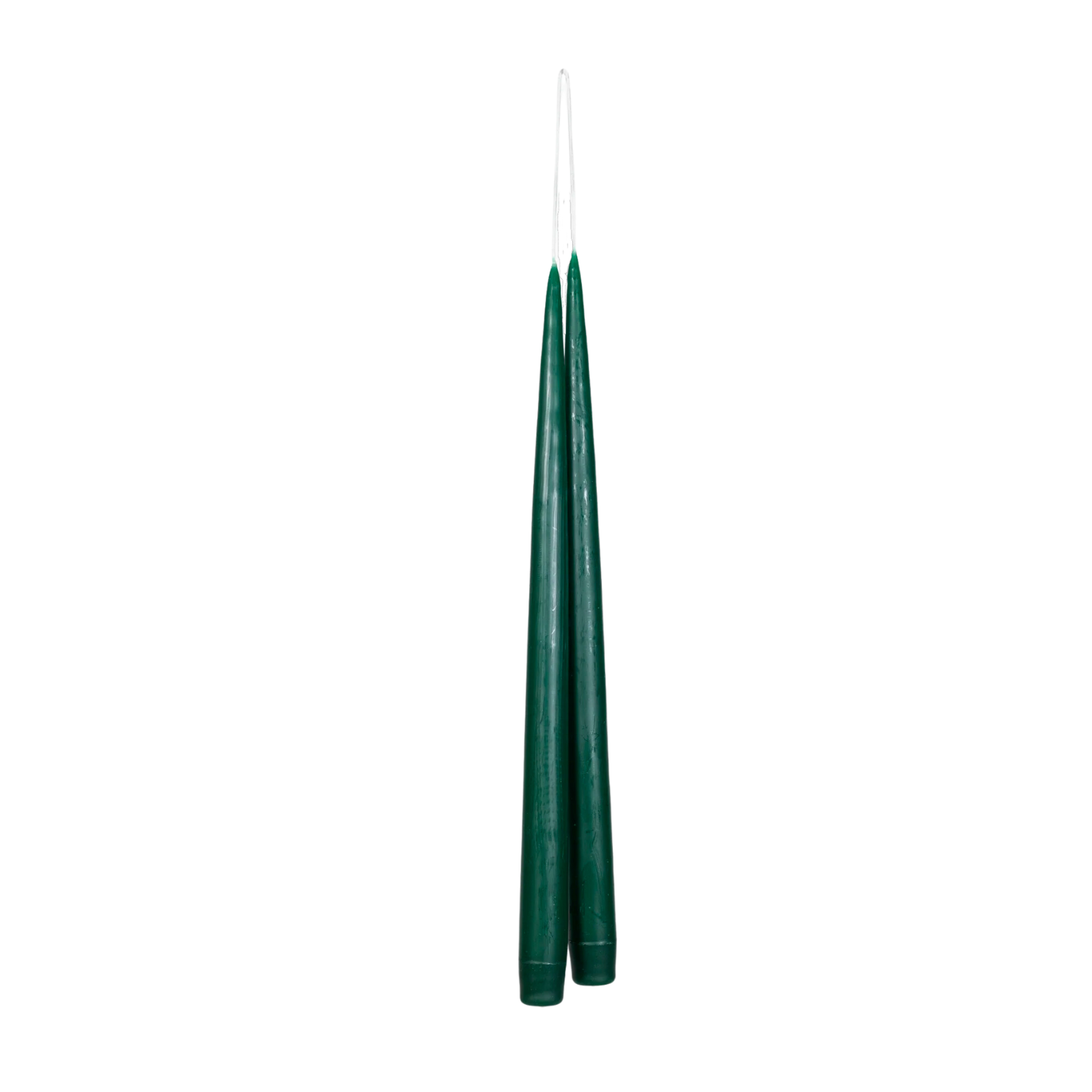 Hand Dipped Taper Candle - 13" - Forest Green